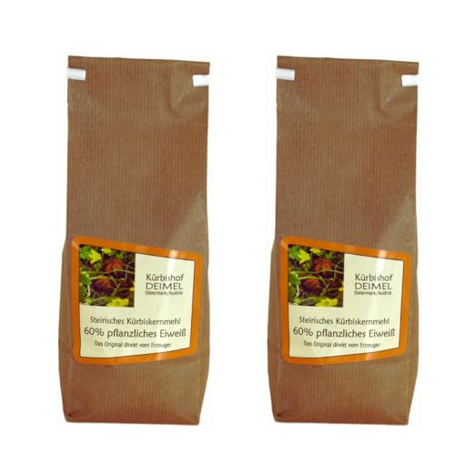 Kürbishof DEIMEL Steiermark/Austria - Kürbiskernmehl - Sparangebot 2 x 1000 g - 100% Vegan und natürlich - Pflanzliches Eiweiß Kürbishof DEIMEL Steiermark/Austria - Kürbiskernmehl - Sparangebot 2 x 1000 g - 100% Vegan und natürlich - Pflanzliches Eiweiß von Kürbishof DEIMEL
