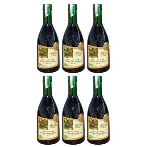 Kürbishof DEIMEL Steiermark/Austria - Sparangebot 6 x 500 ml Original Steirisches BIO Kürbiskernöl - Jährlich prämiert Kürbishof DEIMEL Steiermark/Austria - Sparangebot 6 x 500 ml Original Steirisches BIO Kürbiskernöl - Jährlich prämiert von Kürbishof DEIMEL
