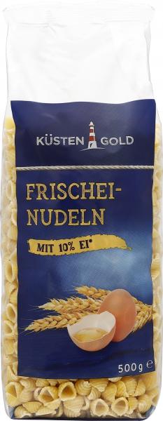 Küstengold Frischei-Nudeln Muscheln von Küstengold