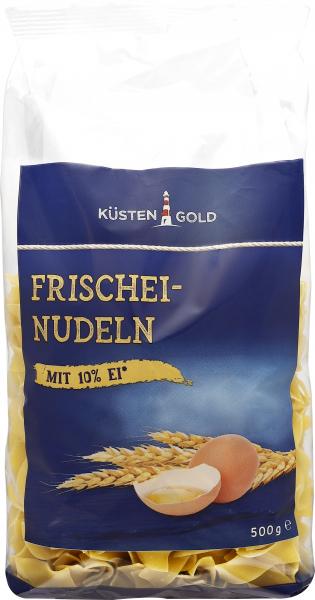 Küstengold Frischei-Nudeln gedrehte Bandnudeln von Küstengold