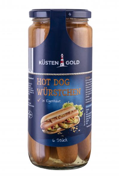 Küstengold Hot Dog Würstchen in Eigenhaut von Küstengold