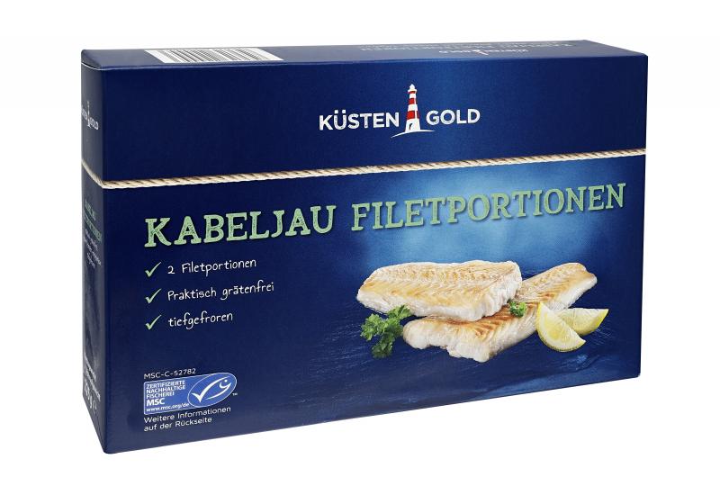 Küstengold Kabeljau-Filets von Küstengold