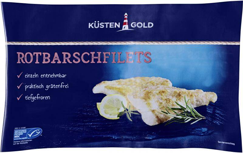 Küstengold Rotbarschfilets von Küstengold