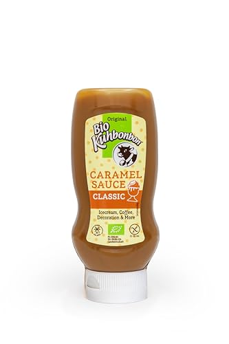 BIO Kuhbonbon Caramel Sauce Classic 250g – Bio Karamellsauce mit Milch und Butter von Kuhbonbon