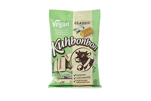 Kuhbonbon Vegan Caramel - Weichkaramellen mit Bio Kokosmilch und Kakaobutter - 165g von Kuhbonbon