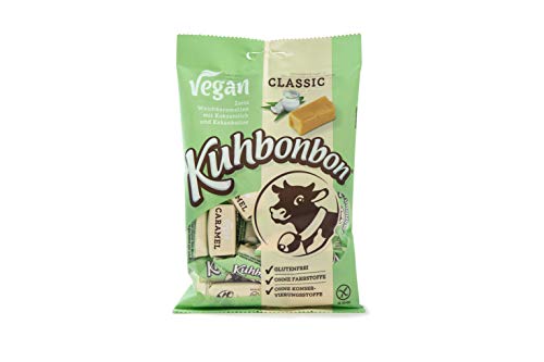 Kuhbonbon Vegan Caramel - Weichkaramellen mit Bio Kokosmilch und Kakaobutter - 165g von Kuhbonbon