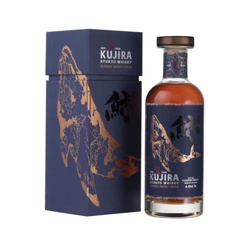 KUJIRA Ryukyu 31 Years Old Single Grain Whisky Oloroso Sherry Finish 43% Vol. 0,7l in Geschenkbox von Kujira