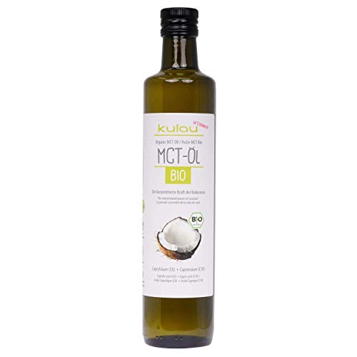 Kulau Bio-MCT Öl Kokosöl Extrakt - 100% Kokosnussöl - Geschmacksneutral Vegan & Paleo Ernährung, 500 ml Kulau Bio-MCT Öl Kokosöl Extrakt - 100% Kokosnussöl - Geschmacksneutral Vegan & Paleo Ernährung, 500 ml von Kulau