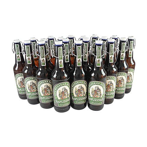 Kapuziner Weißbier (20 Flaschen à 0,5 l / 5,4% vol.) von Kulmbacher Brauerei