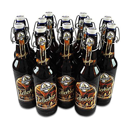 Mönchshof Kellerbier (12 Flaschen à 0,5 l / 5,4% vol.) von Kulmbacher Brauerei