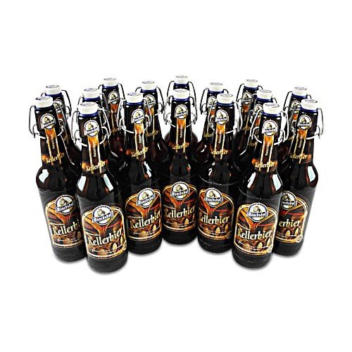 Mönchshof Kellerbier (16 Flaschen à 0,5 l / 5,4% vol.) von Kulmbacher Brauerei