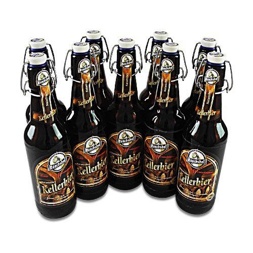 Mönchshof Kellerbier (9 Flaschen à 0,5 l / 5,4% vol.) von Kulmbacher Brauerei