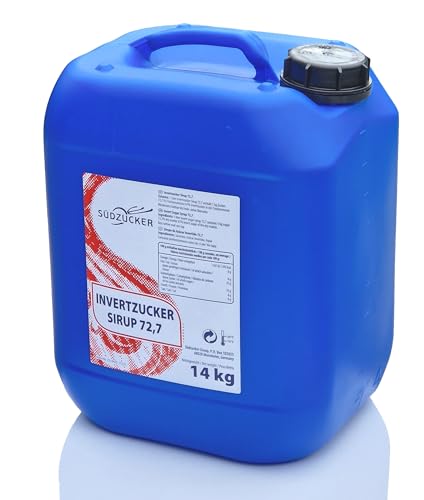 10 Liter Invertzuckersirup von Südzucker Flüssigzucker Zuckersirup 72,7% mas 14kg Höchste Qualität aus Deutschland Invertzucker Zuckerlösung Läuterzucker Kultbrand Kanister 10L Zucker (Keywords: 1L) von Kultbrand