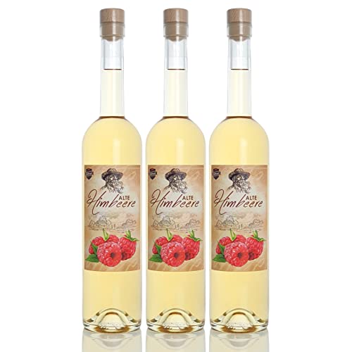 Alte Himbeere 0,7 Liter 3 Flaschen DLG Gold + Beste Spirituose 2021 bei DLG Kultbrand Vieille Framboise (Mengenrabatt > siehe Beschreibung) Nürnberg Vom Hersteller Himbeer-Schnaps Qualität 700 ml von Kultbrand