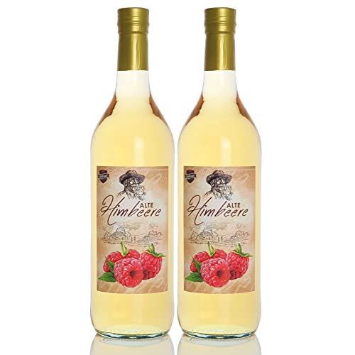 Alte Himbeere 1,0 Liter 2 Flaschen DLG Gold + Beste Spirituose 2021 bei DLG Kultbrand Vieille Framboise (Mengenrabatt > siehe Beschreibung) Nürnberg Vom Hersteller Himbeer-Schnaps Qualität 1000 ml von Kultbrand