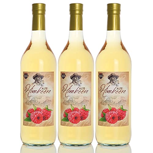 Alte Himbeere 1,0 Liter 3 Flaschen DLG Gold + Beste Spirituose 2021 bei DLG Kultbrand Vieille Framboise (Mengenrabatt > siehe Beschreibung) Nürnberg Vom Hersteller Himbeer-Schnaps Qualität 1000 ml von Kultbrand