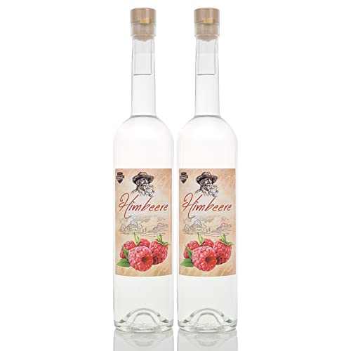 Himbeere Framboise 0,7 Liter 2 Flaschen DLG Gold, Kultbrand Nürnberg Vom Hersteller Himbeer-Schnaps Qualität 700 ml von Kultbrand