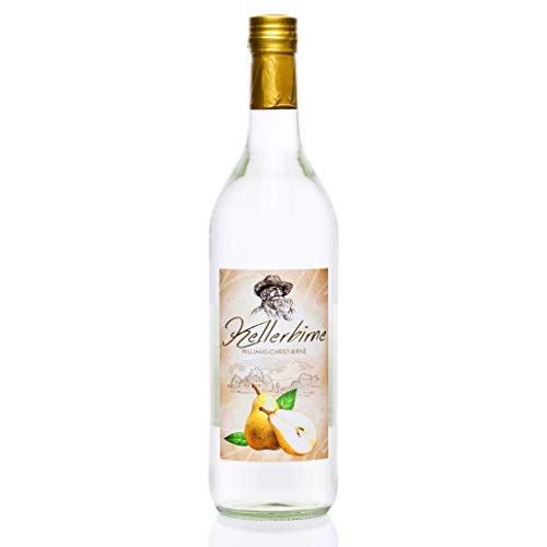 Kellerbirne® 1,0 Liter 1 Flasche Kultbrand DLG Gold (Mengenrabatt > siehe Beschreibung) Williams-Christ-Birne/Poire Birnenschnaps, Nürnberg, vom Hersteller, Höchste Qualitäts Prinzipien 1000 ml von Kultbrand