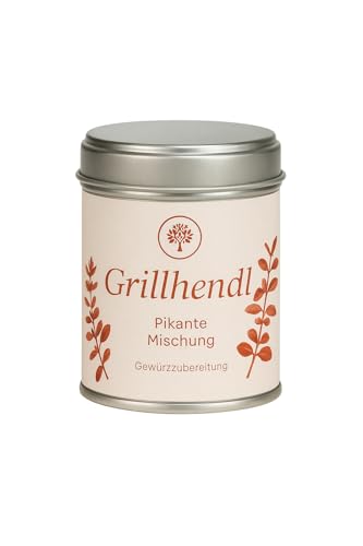 Grillhendl Gewürz – Pikante Mischung 125 g | Würzzubereitung mit Paprika, Curry, Kräutern & Gewürzen | Für Hendl, Brathähnchen & Ofengerichte | Kumitzberg Grillhendl Gewürz – Pikante Mischung 125 g | Würzzubereitung mit Paprika, Curry, Kräutern & Gewürzen | Für Hendl, Brathähnchen & Ofengerichte | Kumitzberg von Kumitzberg