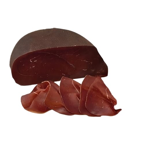 Hirschrohschinken „Classic“ 100g | Wild aus Österreich | fein geschnitten | Buchenholzgeräuchert & luftgetrocknet | Delikatesse für Jause, Feinkost & Geschenk von Kumitzberg