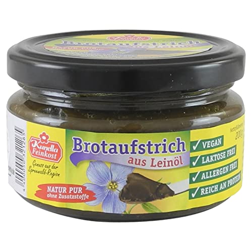 Brotaufstrich aus Leinöl, vegan (200g) von Kunella Feinkost GmbH