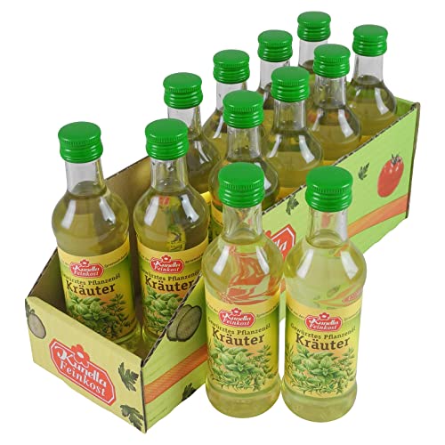 Kunella Gewürztes Pflanzenöl Kräuter 12er Pack (12 Flaschen à 100 ml) von Kunella Feinkost GmbH