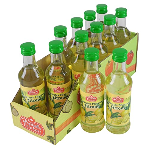 Kunella Gewürztes Pflanzenöl Zitrone 12er Pack (12 Flaschen à 100 ml) von Kunella Feinkost GmbH