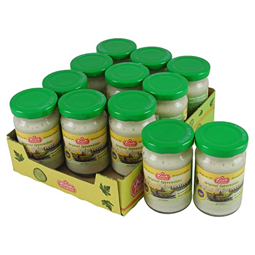 Original Spreewälder Sahnemeerrettich im Gläschen 12er Pack (12 Gläschen à 100 g) von Kunella Feinkost GmbH