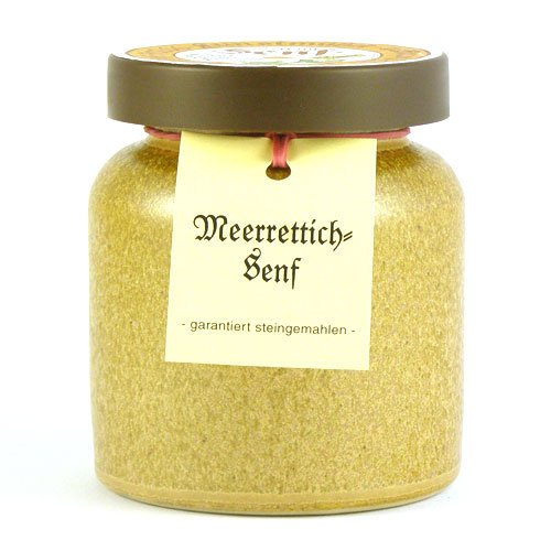 Senfmühle Kleinhettstedt Meerrettichsenf - 270 ml von Kunst- und Senfmühle Kleinhettstedt