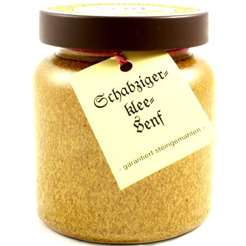 Senfmühle Kleinhettstedt Schabzigerkleesenf - 270 ml von Kunst- und Senfmühle Kleinhettstedt