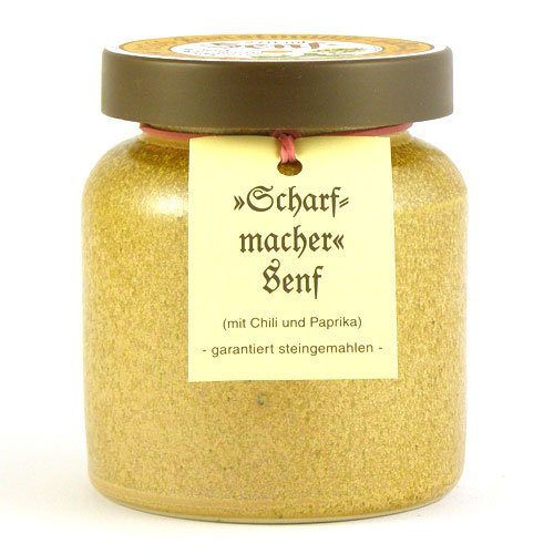 Senfmühle Kleinhettstedt Scharfmachersenf - 270 ml von Kunst- und Senfmühle Kleinhettstedt