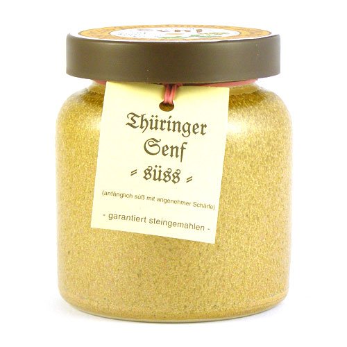 Senfmühle Kleinhettstedt Thüringer Senf süß - 270 ml von Kunst- und Senfmühle Kleinhettstedt