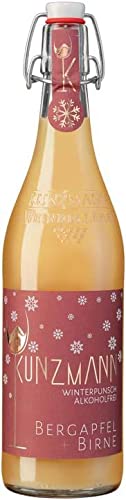 Kunzmann alkoholfreier Winterpunsch Bergapfel & Birne alkoholfrei 1 x 0,75l Flasche - Unser Winterpunsch - Genuss ohne Alkohol - ohne Zucker Kunzmann alkoholfreier Winterpunsch Bergapfel & Birne alkoholfrei 1 x 0,75l Flasche - Unser Winterpunsch - Genuss ohne Alkohol - ohne Zucker von Kunzmann