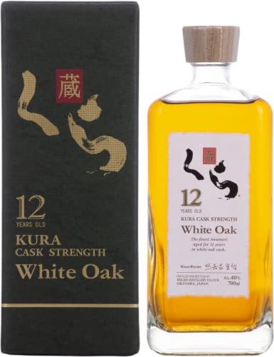 Kura 12 Years Old White Oak Single Malt Whisky 40% Vol. 0,7l in Geschenkbox von ヘリオス酒造