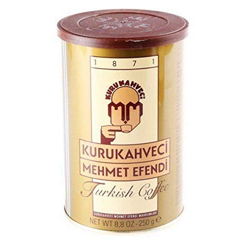 Mehmet Efendi Türkischer Kaffee, 250 g Dose, 6 Stück von Kurukahveci Mehmet Efendi
