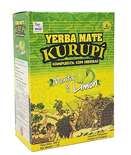 Yerba Mate Tee Kurupi 500g | Kurupi Menta y Limon | Yerba Mate Tee Loose Leaf von Kurupi