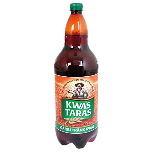 Gärgetränk Kwas "Taras" auf Roggen-Gersten-Malzextrakt-Basis 2L von Kvas Taras