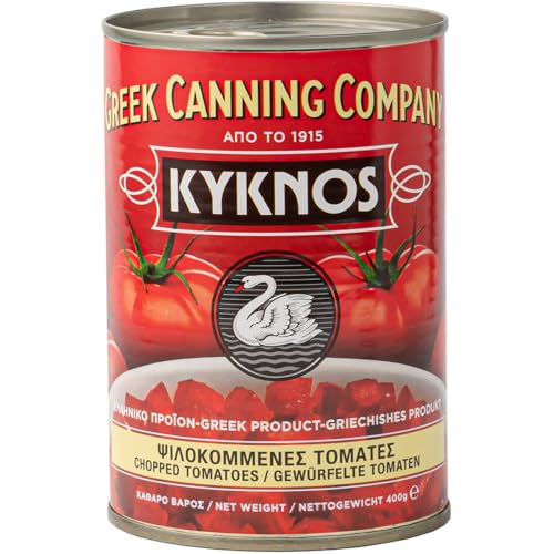 Kyknos - gewürfelte Tomaten - 400g Dose, 6er Pack (6 x 400 g) von Kyknos