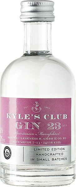 Kyle's Club GIN 23 ATT. 42% vol. 50 ml von Kyle's Manufaktur