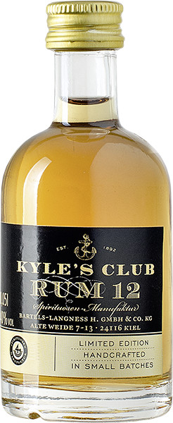 Kyle's Club Rum 12 Years 40% vol. 50 ml von Kyle's Manufaktur