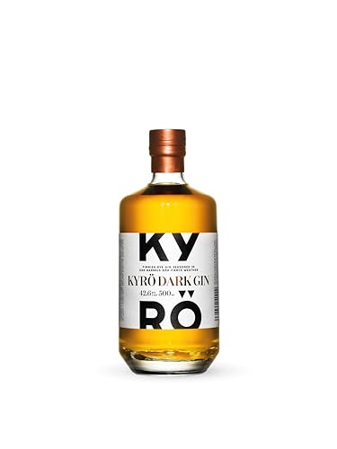 Kyrö Dark Gin 42,6% Vol. | Fassgelagerter Gin | Kyrö Distillery | Roggengin aus Finnland | Aromen von Roggen, Eiche und Orange | IWSC Gold Award 2015 | 500ml von Kyrö