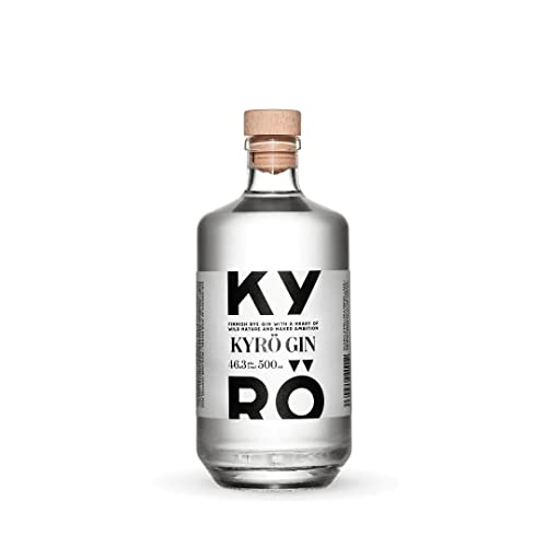 Kyrö Gin 42,6% Vol. | Kyrö Distillery | Roggengin aus Finnland | Lokale Zutaten wie Birkenblätter und wilde Cranberries | Gold-Gewinner World Gin Award 2023 | 500 ml von Kyrö