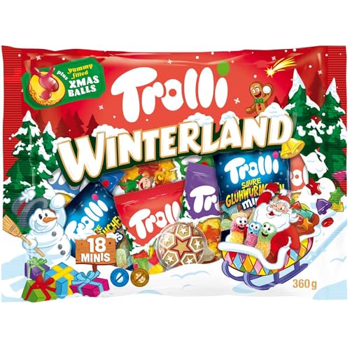 Trolli Winterland Minis 18er - Mischung aus Fruchtgummi und Schaumzucker - 360g von Kywië