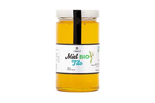 L'Abella Mel - 100% natürlicher BIO Lindenhonig | Reiner Bienenhonig mit Bio-Zertifikat. Von Imkern in Rumänien handverlesen – 450 g – Glutenfrei von L'ABELLAMEL