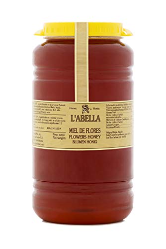 L'Abella Mel – 100% natürlicher Blütenhonig | Reiner Bienenhonig, von Hand gesammelt an der Costa Blanca, Spanien – Enthält kein Gluten – 3000 g L'Abella Mel – 100% natürlicher Blütenhonig | Reiner Bienenhonig, von Hand gesammelt an der Costa Blanca, Spanien – Enthält kein Gluten – 3000 g von L'ABELLAMEL