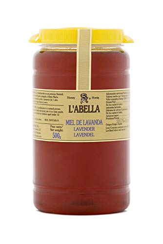 L'Abella Mel – 100% natürlicher Lavendelhonig | Reiner Bienenhonig, von Hand gesammelt an der Costa Blanca, Spanien – Premiumprodukt – 2000-g-Glas – Glutenfrei von L'ABELLAMEL
