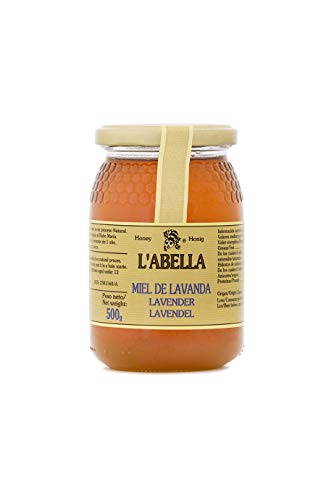 L'Abella Mel – 100% natürlicher Lavendelhonig | Reiner Bienenhonig, von Hand gesammelt an der Costa Blanca, Spanien – Premiumprodukt – 500-g-Glas – Glutenfrei L'Abella Mel – 100% natürlicher Lavendelhonig | Reiner Bienenhonig, von Hand gesammelt an der Costa Blanca, Spanien – Premiumprodukt – 500-g-Glas – Glutenfrei von L'ABELLAMEL