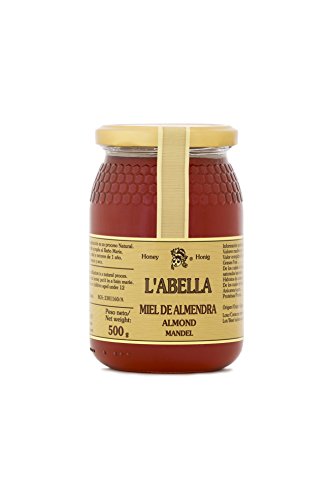 L'Abella Mel – 100% natürlicher Mandelblütenhonig | Reiner Bienenhonig, von Hand gesammelt an der Costa Blanca, Spanien – Premiumprodukt – 500 g – glutenfrei von L'ABELLAMEL