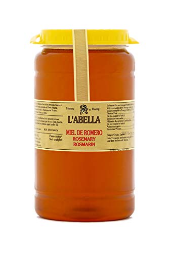 L'Abella Mel – 100% natürlicher Rosmarinhonig | Reiner Bienenhonig, von Hand gesammelt an der Costa Blanca, Spanien – 2000 g – glutenfrei von L'ABELLAMEL