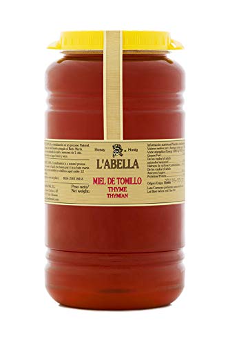 L'Abella Mel – 100% natürlicher Thymianhonig | Reiner Bienenhonig, von Hand gesammelt an der Costa Blanca, Spanien – Premiumprodukt – 3000-g-Glas – Glutenfrei L'Abella Mel – 100% natürlicher Thymianhonig | Reiner Bienenhonig, von Hand gesammelt an der Costa Blanca, Spanien – Premiumprodukt – 3000-g-Glas – Glutenfrei von L'ABELLAMEL